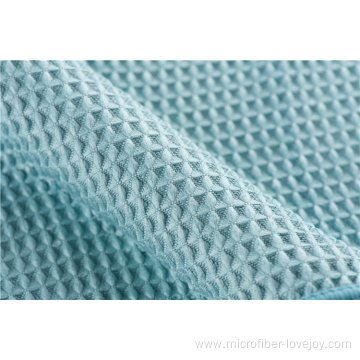 Tri-fold embroidery custom logo golf waffle microfiber towel